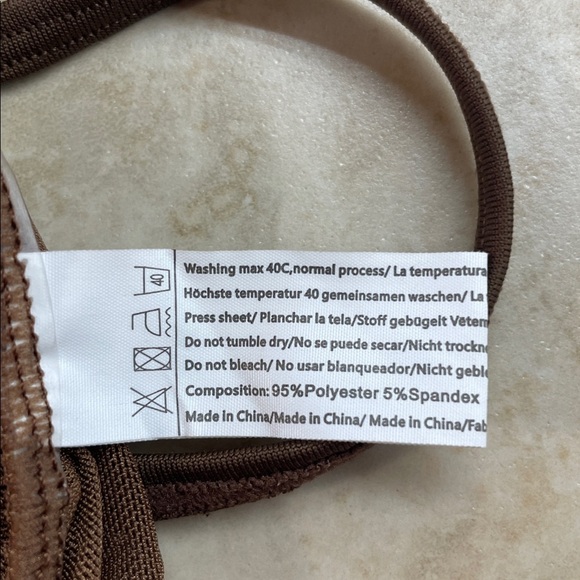 Avidlove Brown Sheer Camisole Top Medium Adjustable Strap Tank Women’s Stretch - Picture 6 of 9